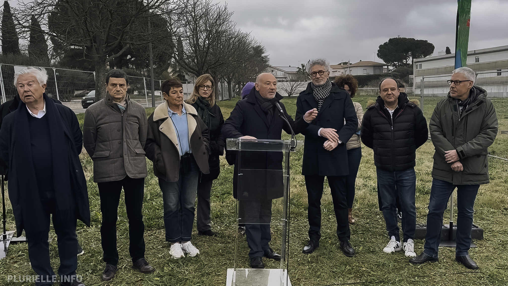 Castelnau cérémonie de la plantation du premier arbre du parc Frédéric Bazille - Photo - JP Vallespir