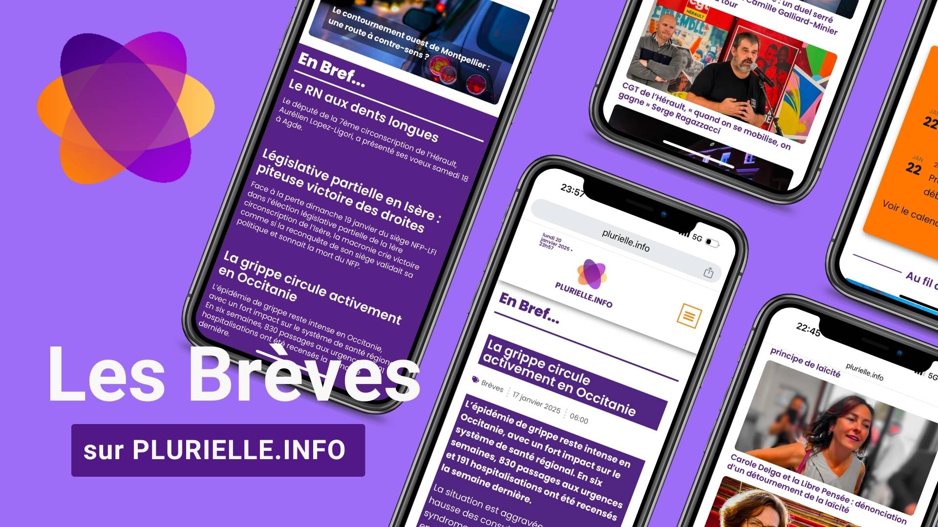 Ne manquez pas Les Brèves sur Plurielle info !