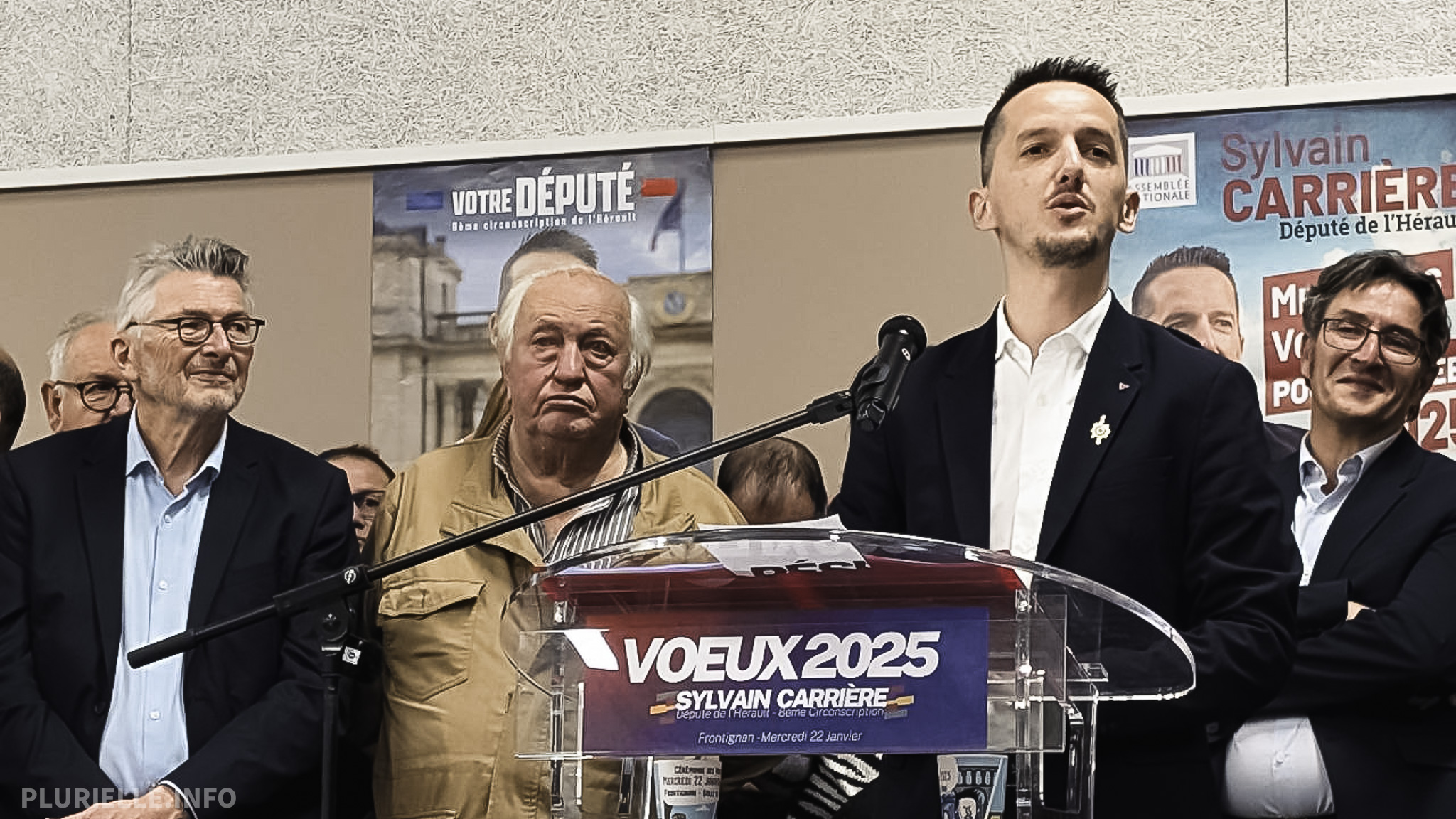 Sylvain Carrière voeux 2025 à Frontignan - Photo - Isabelle Goutmann