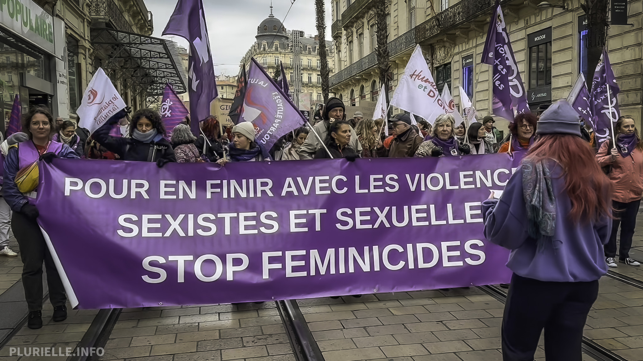 Montpellier mobilisation contre féminicides violences sexuelles et toutes violences de genre - Photo - PLURIELLE INFO