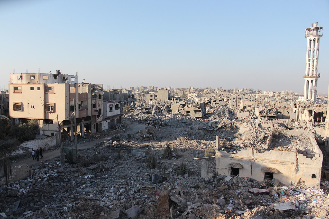 Destruction, ruins, Palestine, Gaza - Photo - Hosny Salah