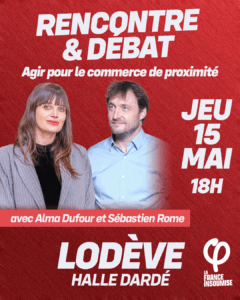 Affiche Conférence débat à Lodève