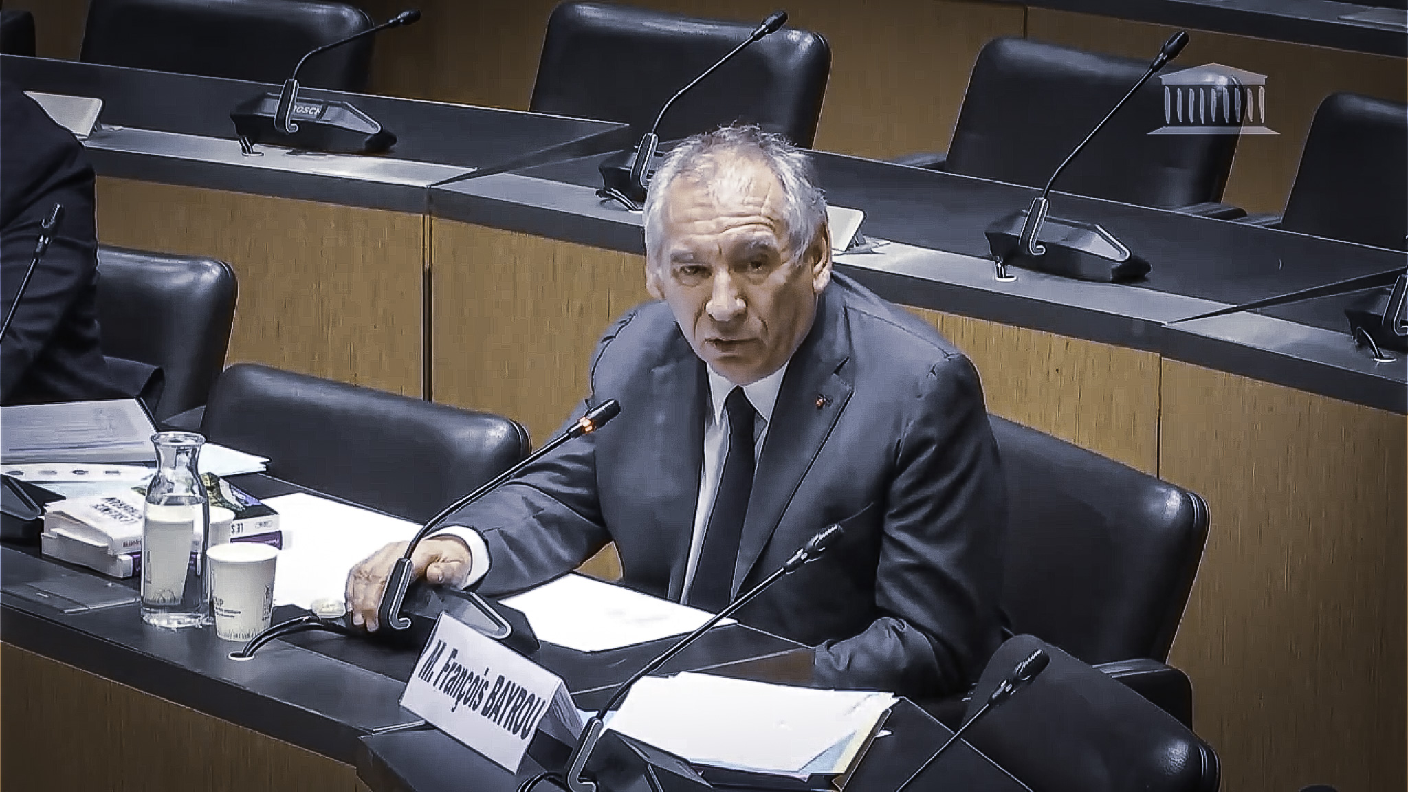 Audition de François Bayrou sur l’affaire de Bétharram - Photo - DR AN