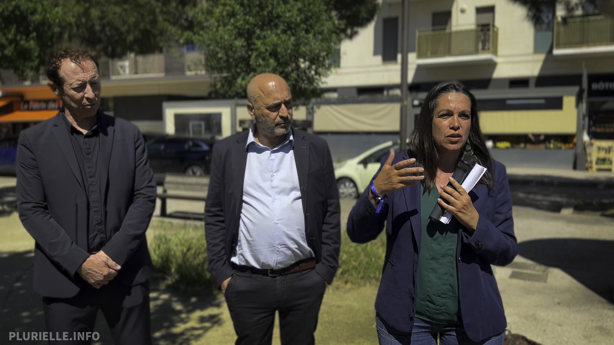 Conférence de presse Les Écologistes Montpellier #StopCSR - Photo - Jean-Philippe Vallespir