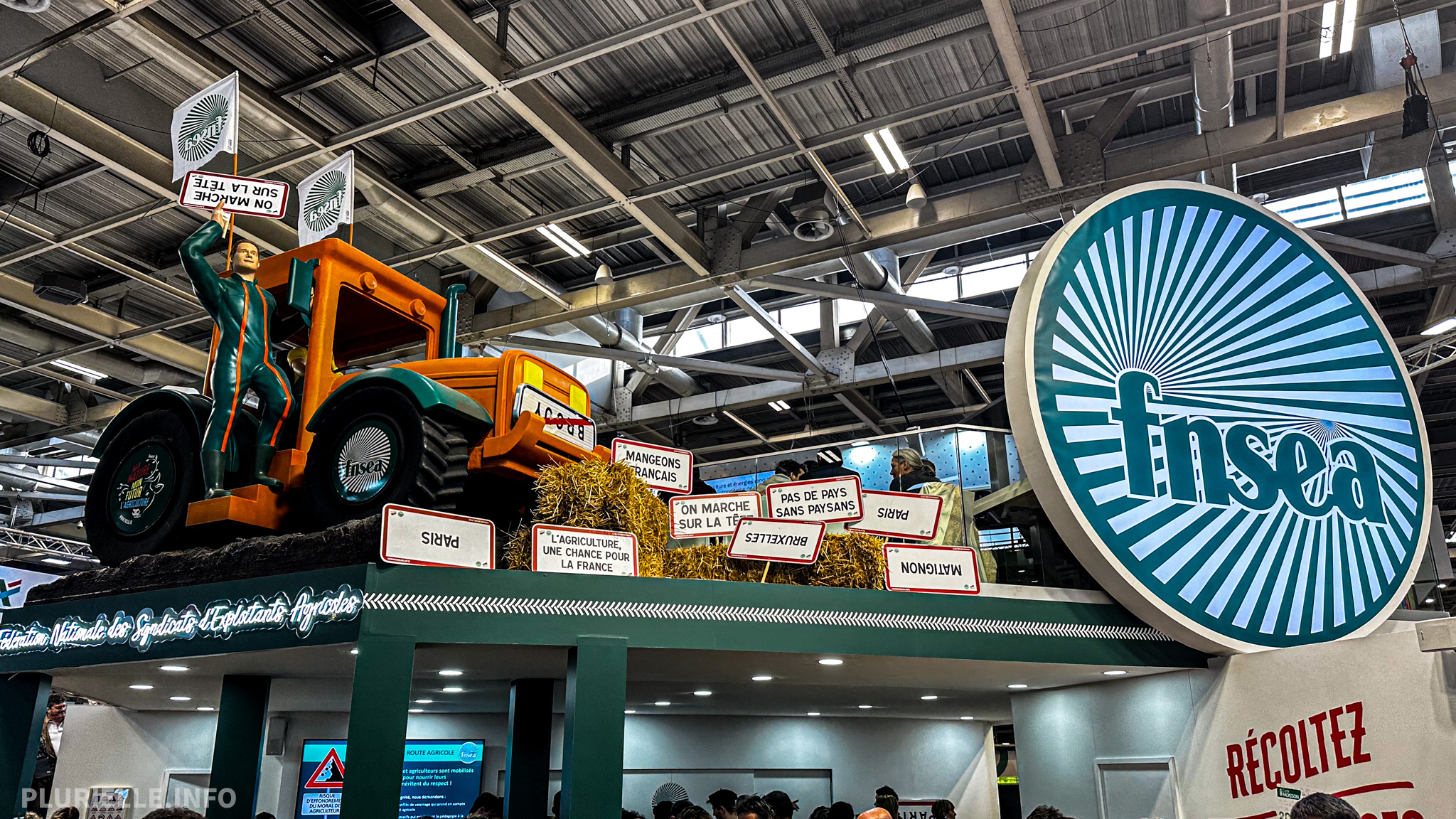 FNSEA Salon de l'agriculture stand - Photo - PLURIELLE INFO
