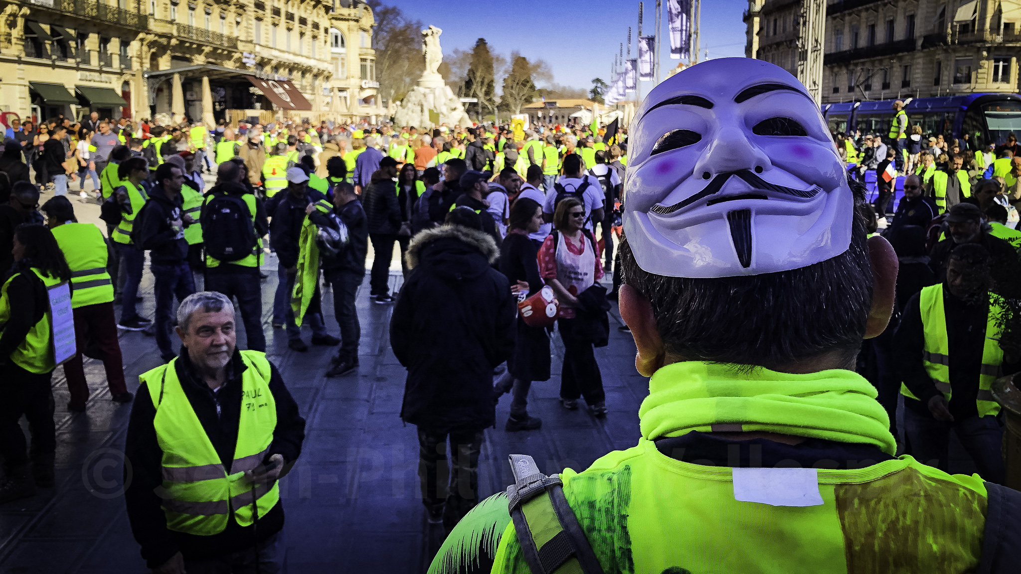 Mobilisation des Gilets Jaunes à Montpellier 2019 - Photo - Jean-Philippe Vallespir