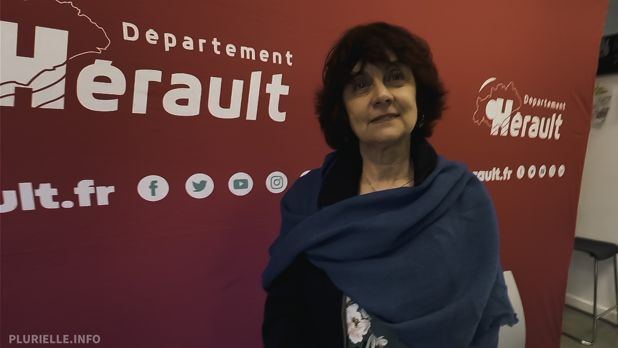 Véronique Calueba conseillère municipale communautaire et départementale au club de la presse à Montpellier - Photo - Jean-Philippe Vallespir