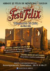 Abbaye de Saint-Félix-de-Montceau - Affiche - Spectacle juin 2025