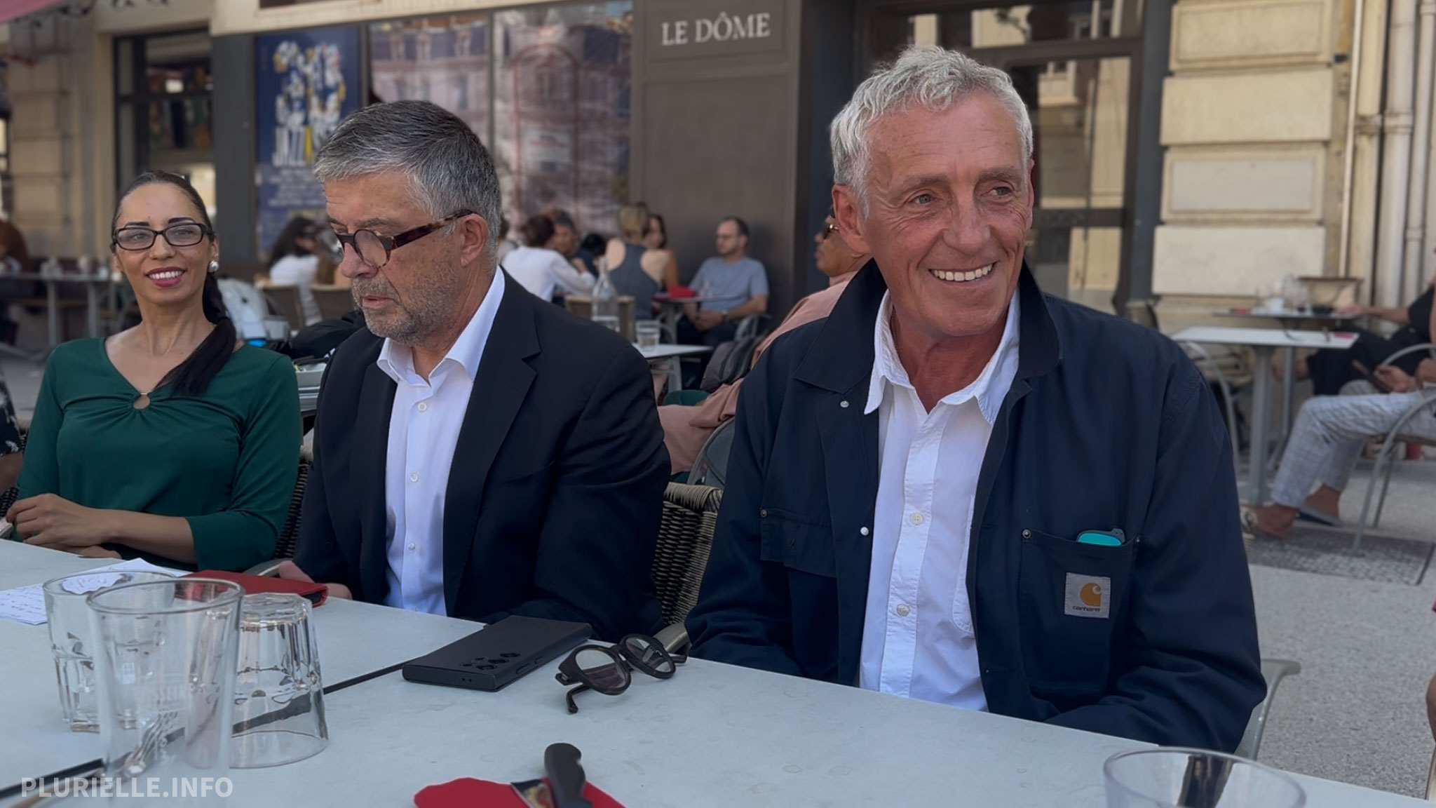 Point presse de Bertrand Pancher et Philippe Saurel mouvement UTILES Montpellier juin 2025 - Photo - Jean-Philippe Vallespir