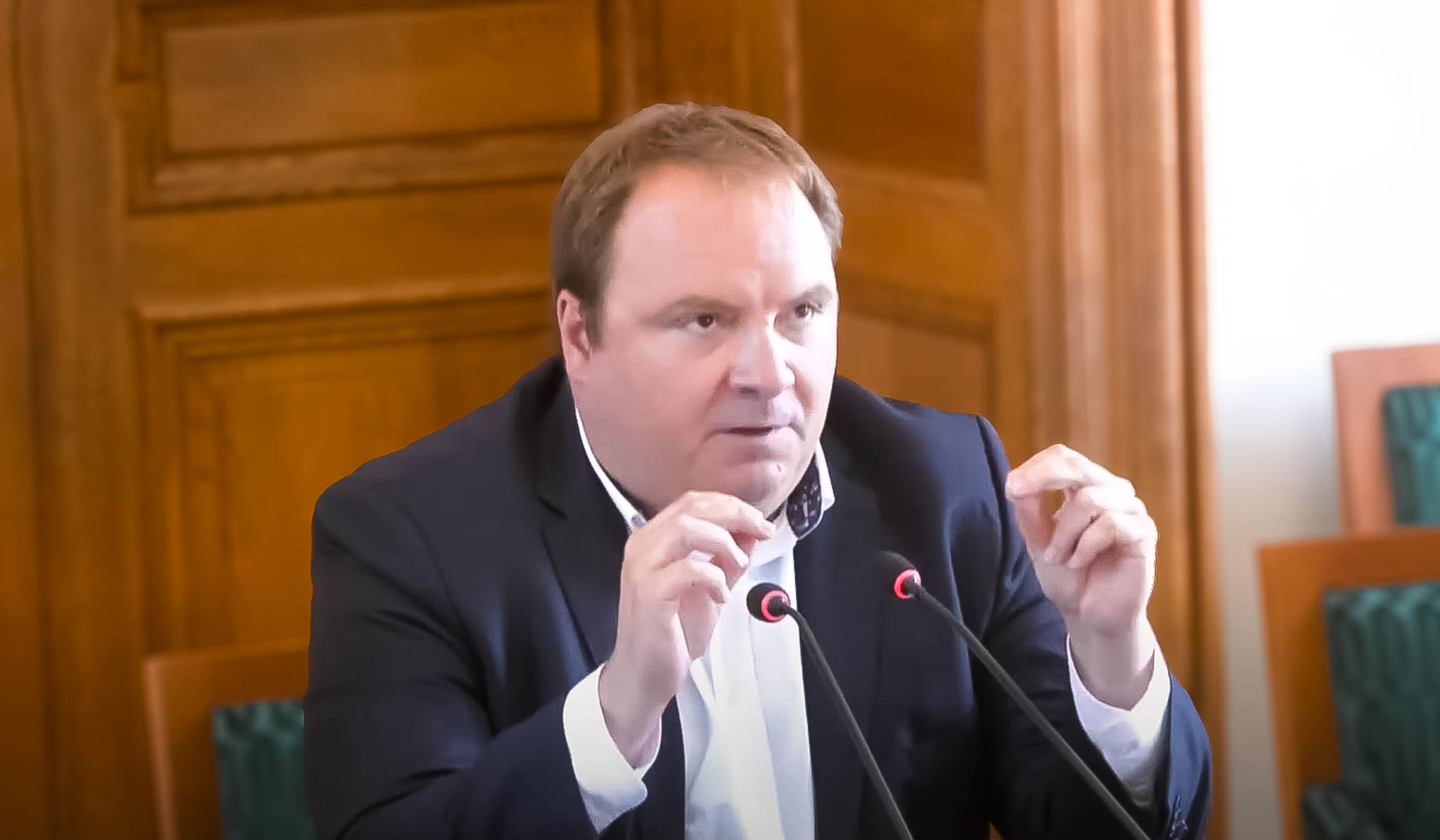 Fabien Gay Directeur du journal l’Humanité, Sénateur de la Seine Saint-Denis Rapporteur commission d’enquête aides publiques aux grandes entreprises - Photo - DR Sénat