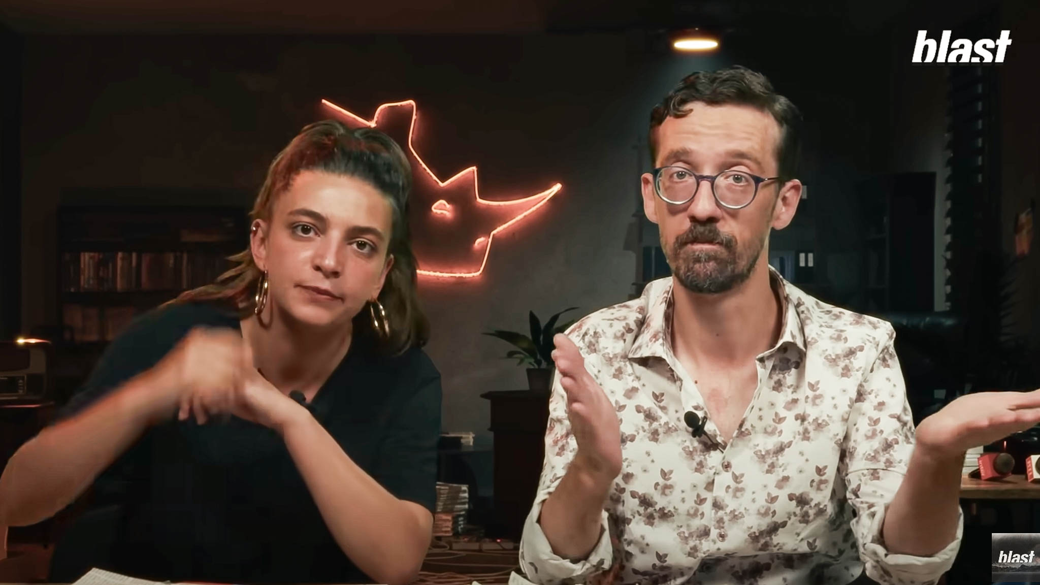 Lumi et Usul journalistes du magazine Rhinocéros sur Blast - Photo - Red Pop