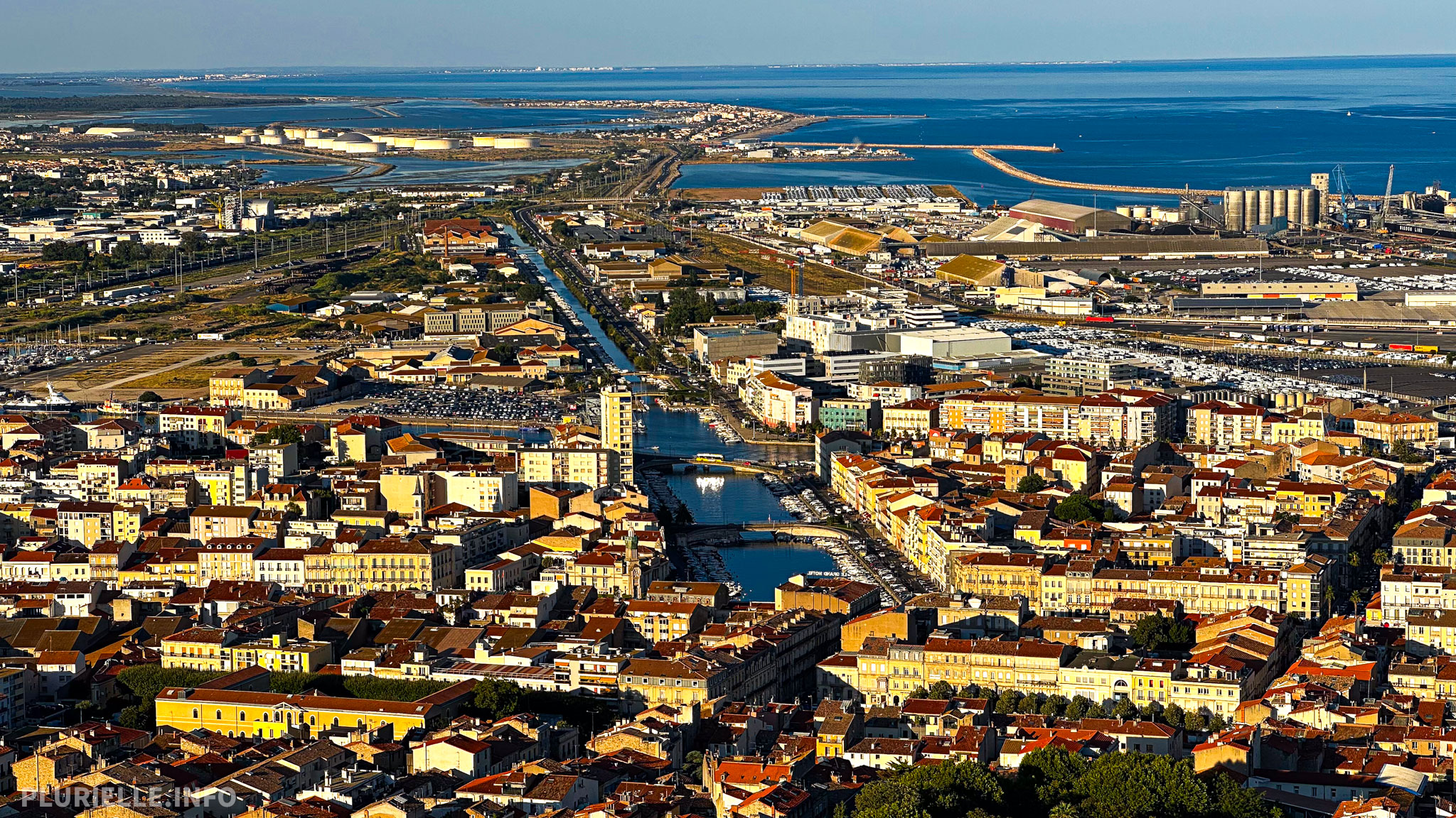 Sète vue depuis le Mont Saint-Clair - Photo - PLURIELLE INFO
