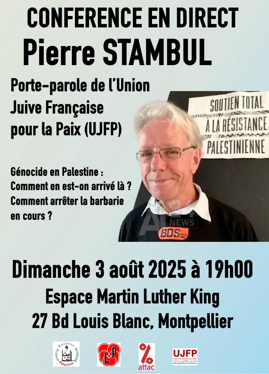 Conference UJFP Stambul 3 aout