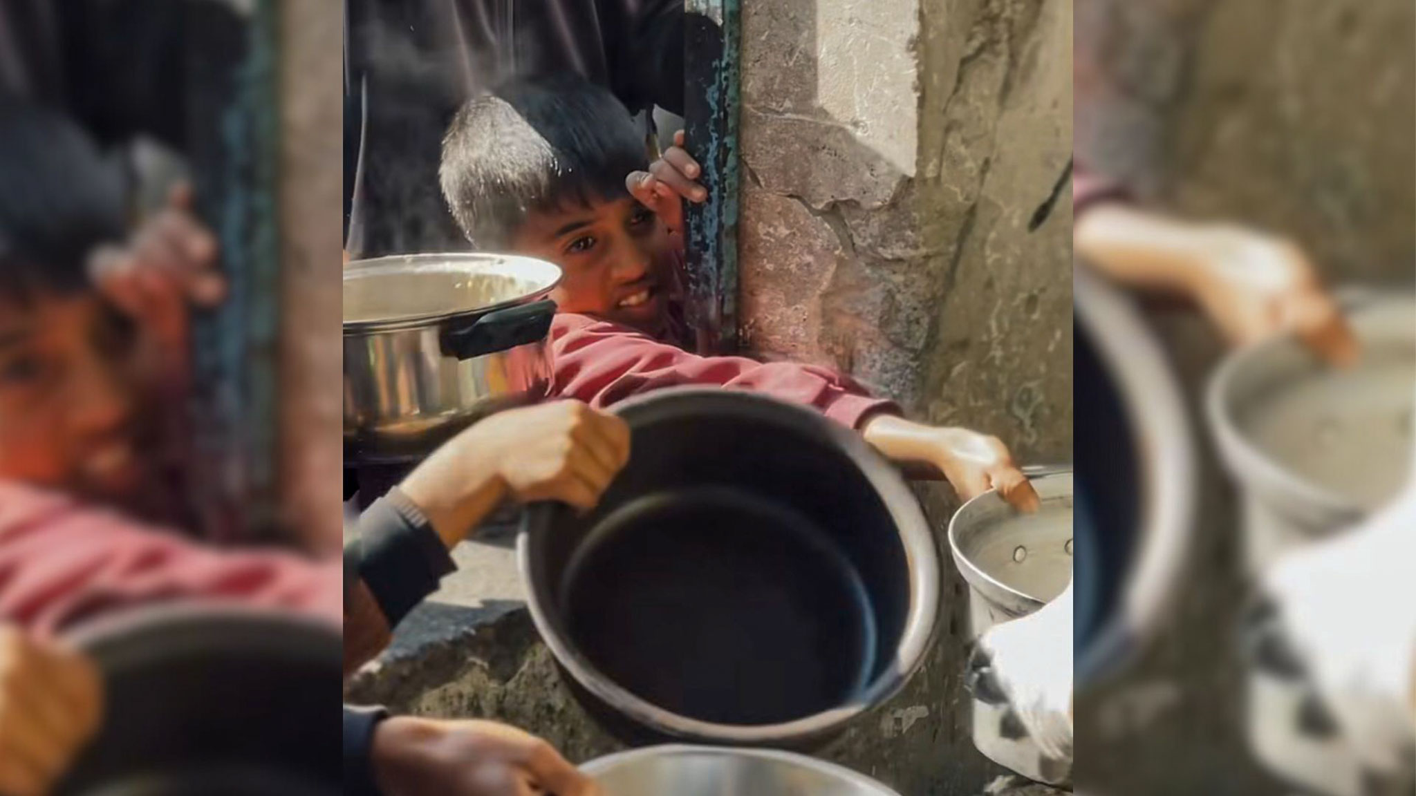 Gaza distribution alimentaire - Photo - Hosny Salah