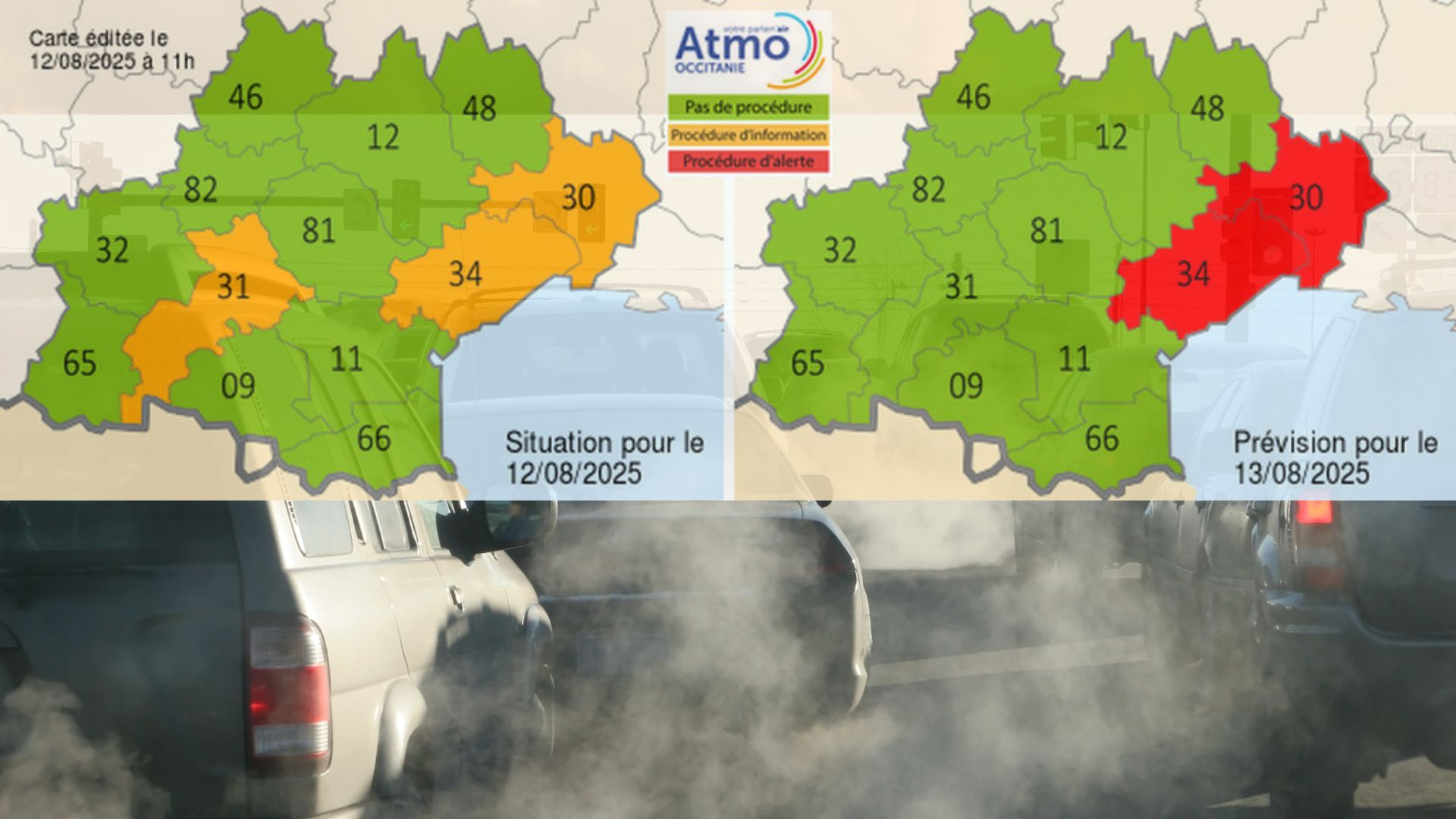 Occitanie Pollution à l’ozone - Photo - DR