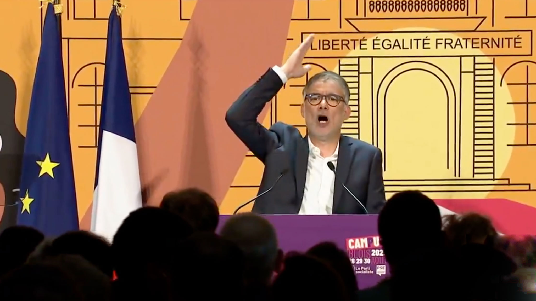Olivier Faure à Blois août 2025 - Photo - Campus captation