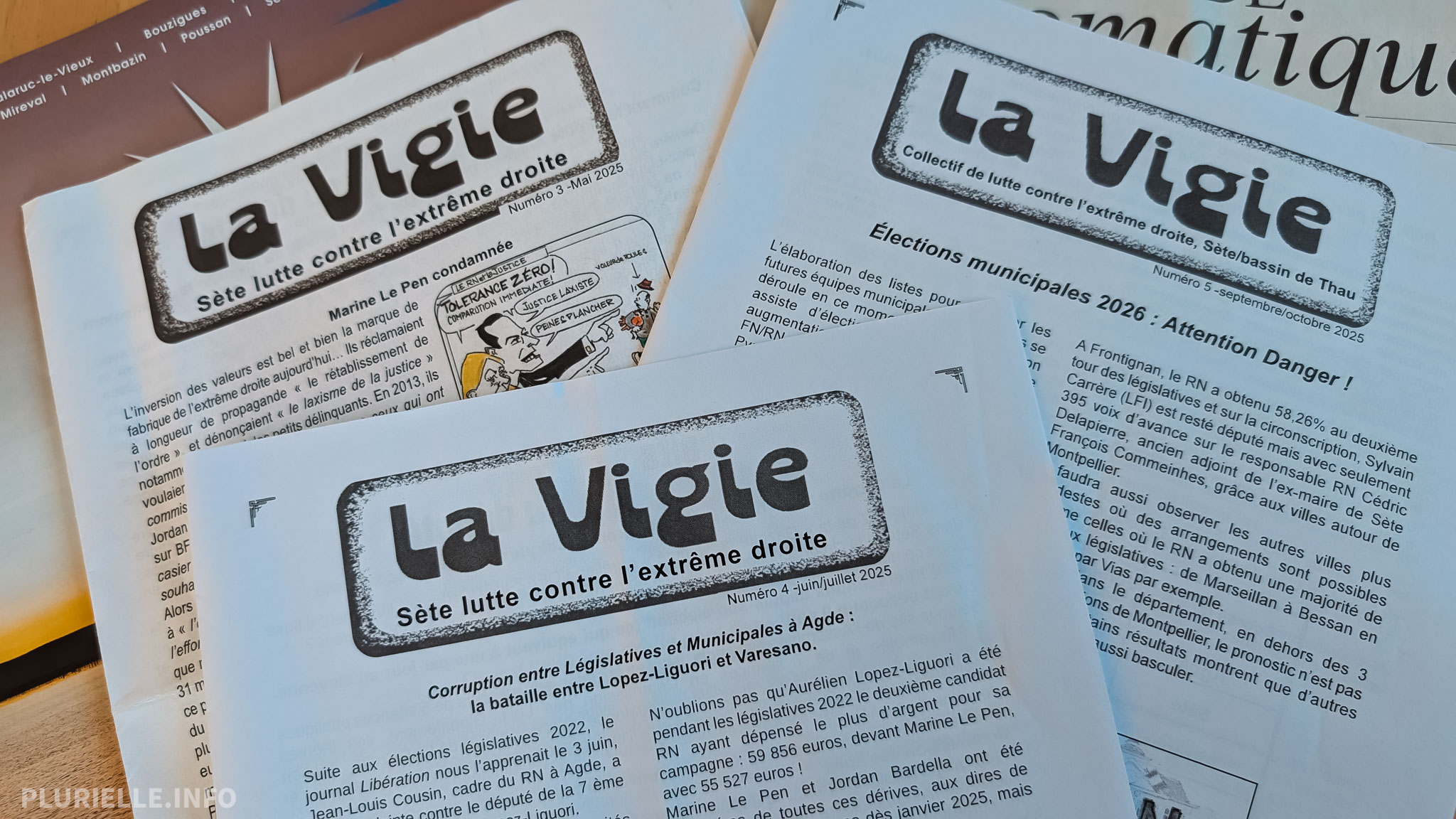 La Vigie collectif de lutte contre l'extrême droite - Photo - PLURIELLE INFO