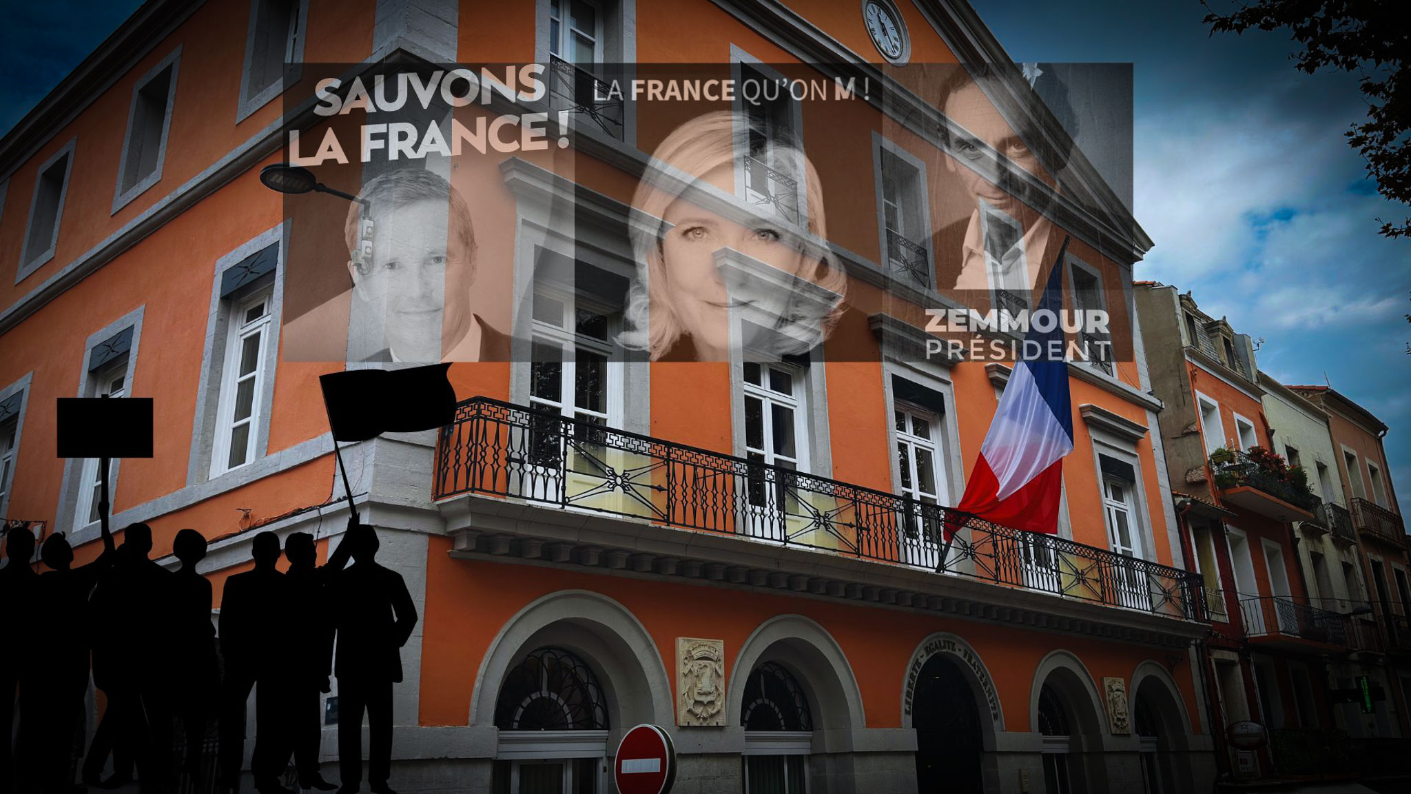 Sète Les angles morts d'une marche brune - Photo - LAB_ PLURIELLE INFO