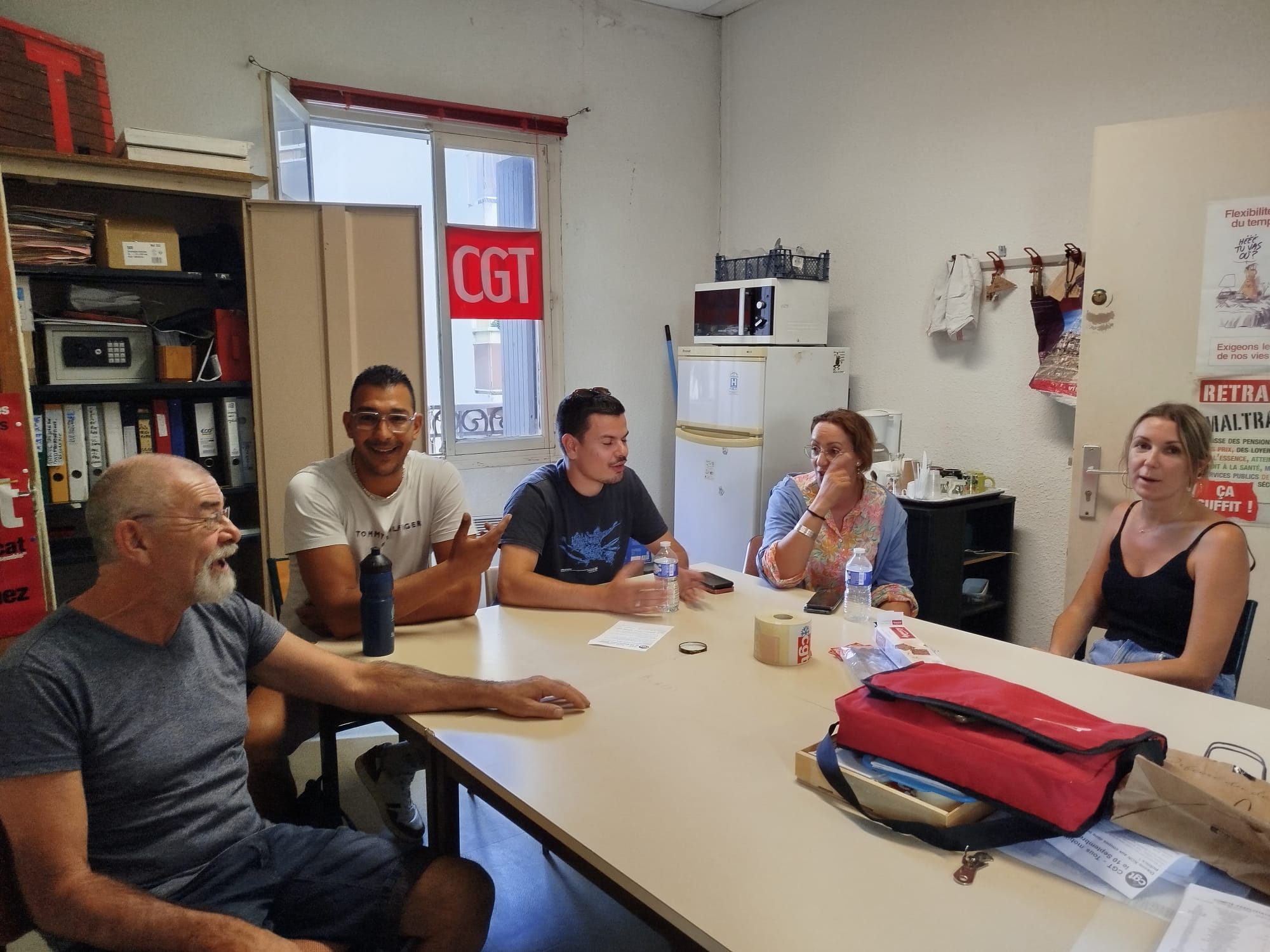 Union locale de la CGT à Lunel - Photo - PLURIELLE INFO