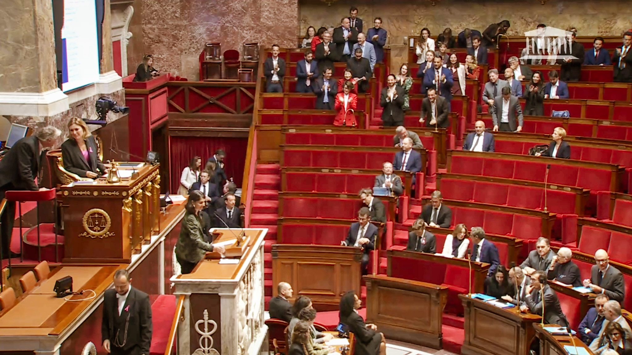 Assemblée nationale 16 octobre 2025 prise de parole Aurélie Trouvé - Photo - DR AN