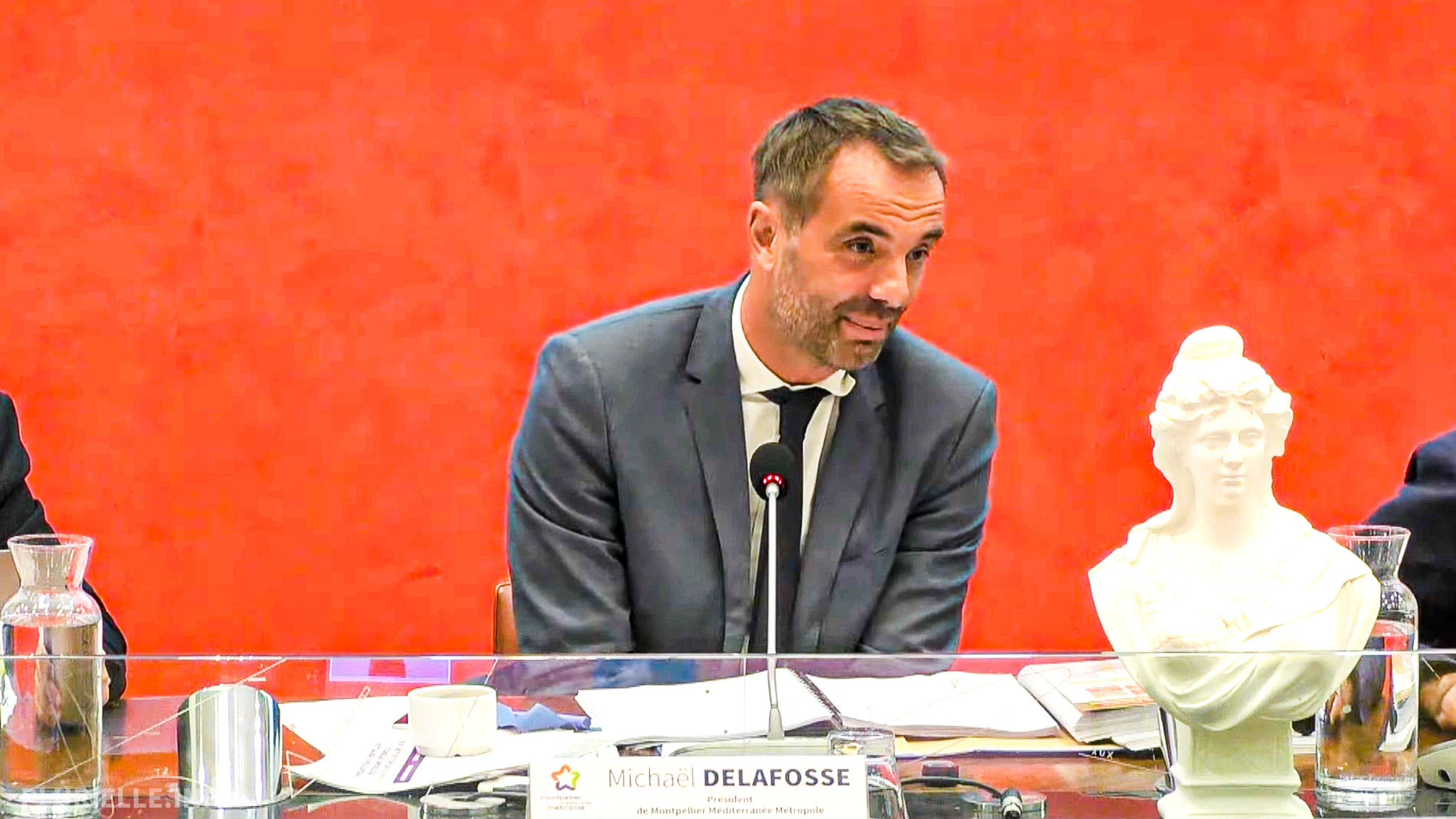 Michaël Delafosse en conseil de métropole 14 octobre 2025 - Photo - PLURIELLE INFO