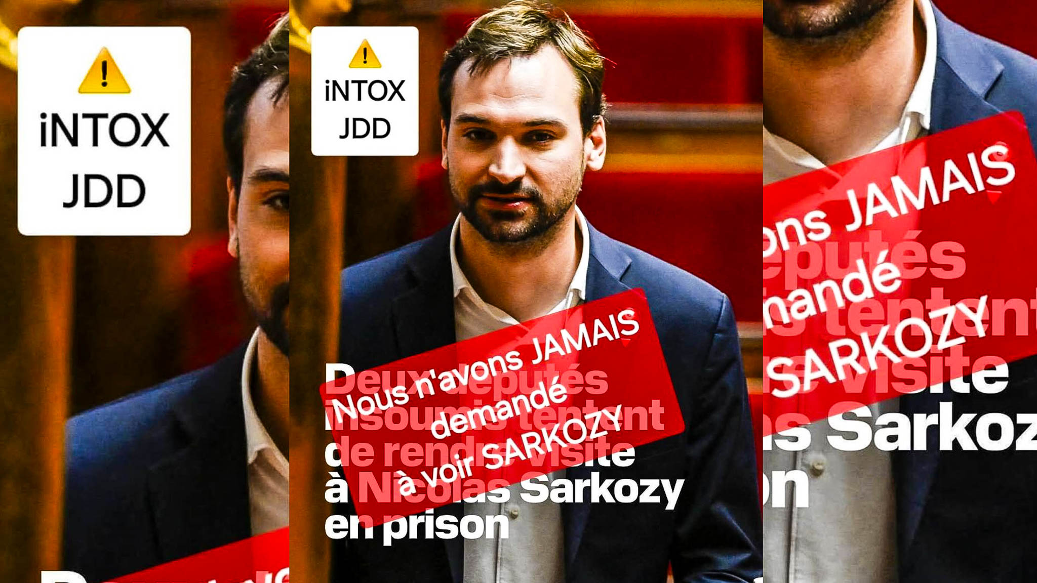 Ugo Bernalicis dénonce une manipulation politique et médiatique - Photo - DR