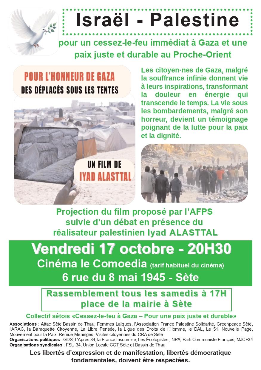 Projection débat Pour l'honneur de Gaza
