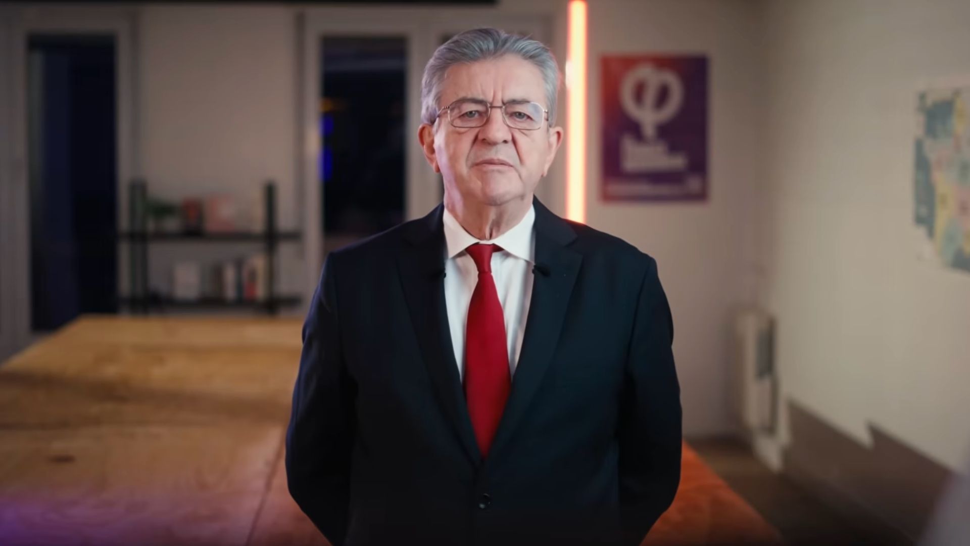 Jean-Luc Mélenchon : "la France ne veut pas de guerre" - Photo - DR JLM