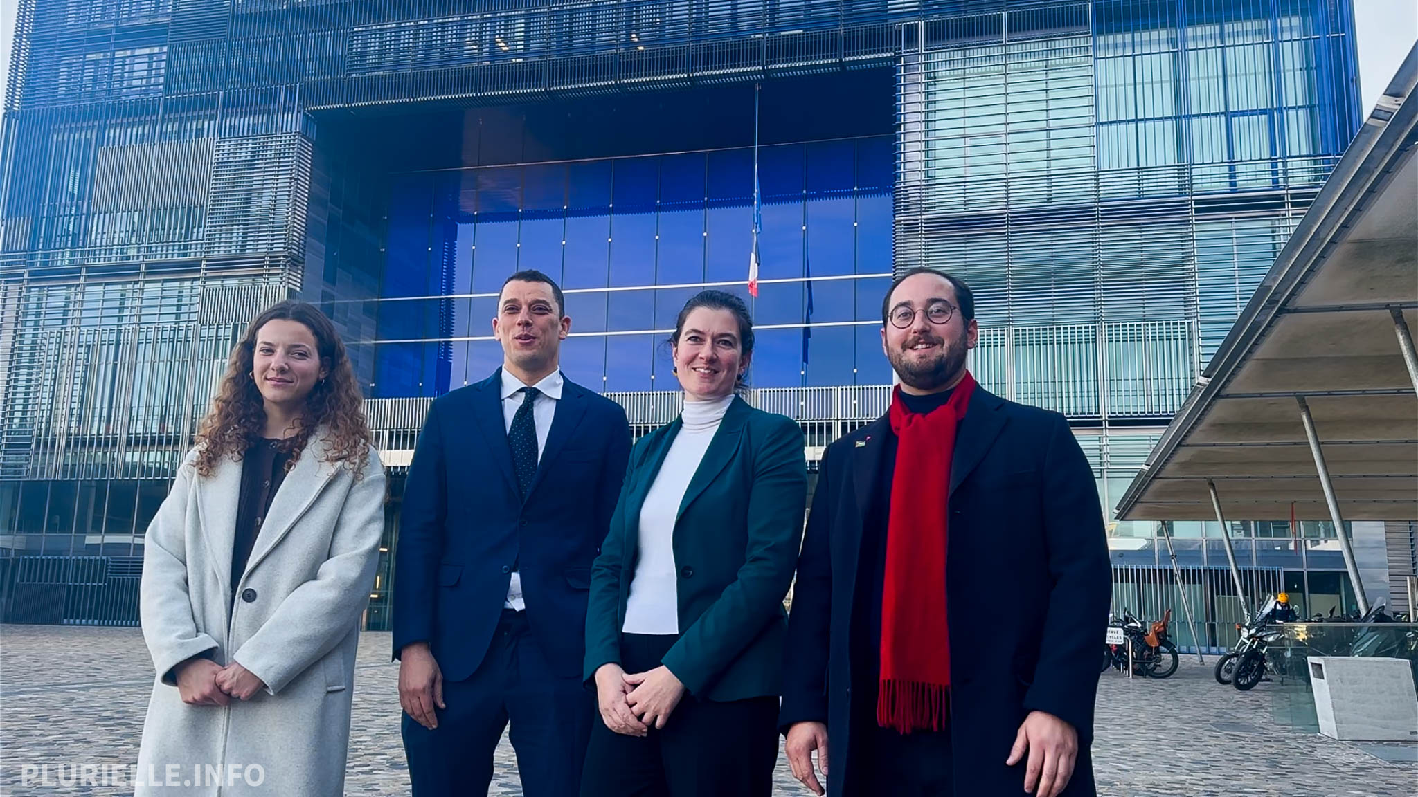 Livia Jampy, Rhany Slimane, Nathalie Oziol, Antoine Bertrand, novembre 2025 Montpellier - Photo - Jean-Philippe Vallespir