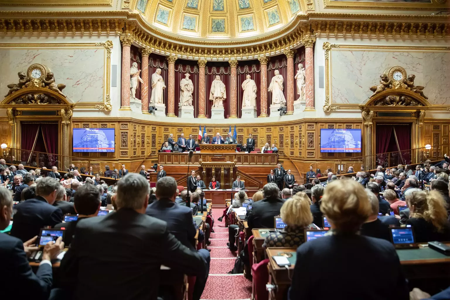Sénat hémicycle en séance - Photo - DR