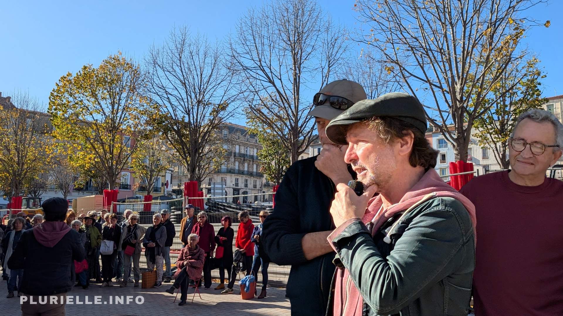 Sète mobilisation collectif Bancs Publics novembre 2025 - Photo - IG PLURIELLE INFO