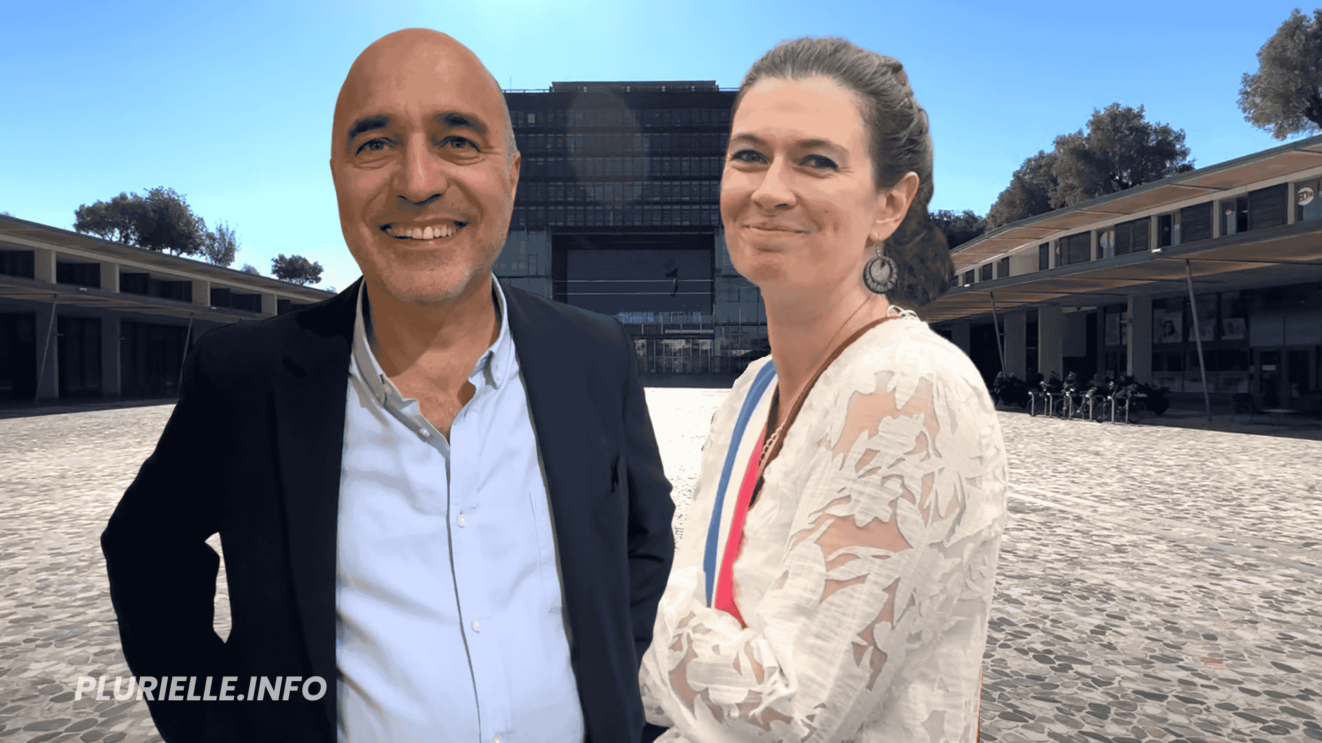 Jean-Louis Roumégas et Nathalie Oziol - Photo - LAB_ PLURIELLE INFO