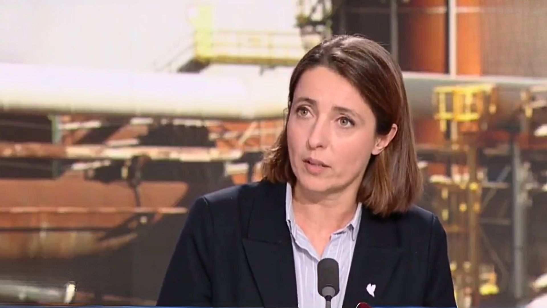 Sophie Binet Secrétaire Générale de la CGT - Photo - Plateau BFM