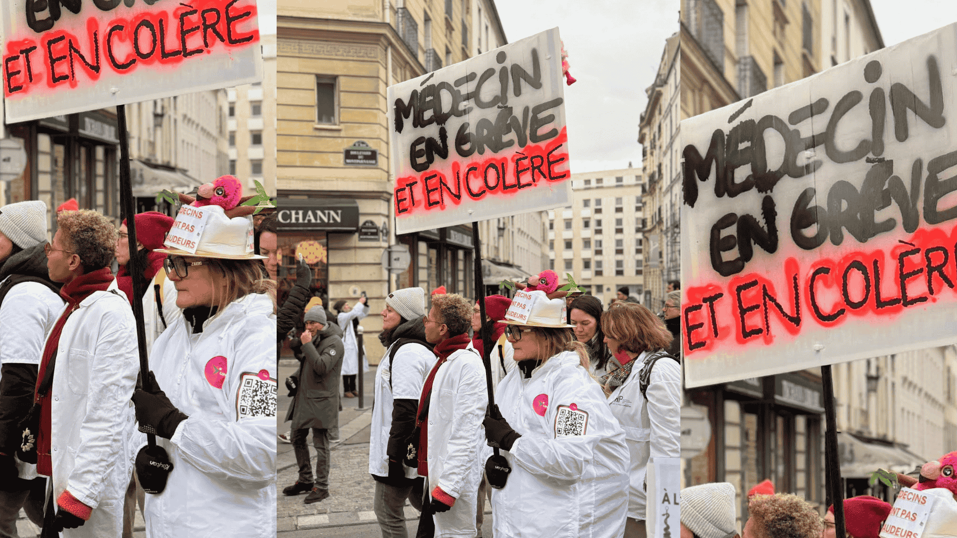 Médecins en grève et en colère Paris Janvier 2026 - Photo - SML