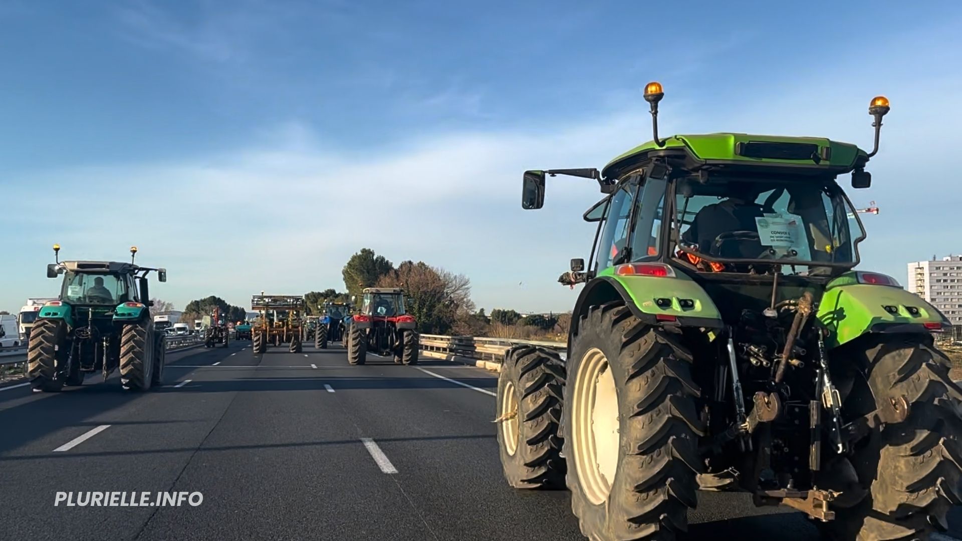 Mobilisation des agriculteurs, métropole de Montpellier - Photo - Jean-Philippe Vallespir
