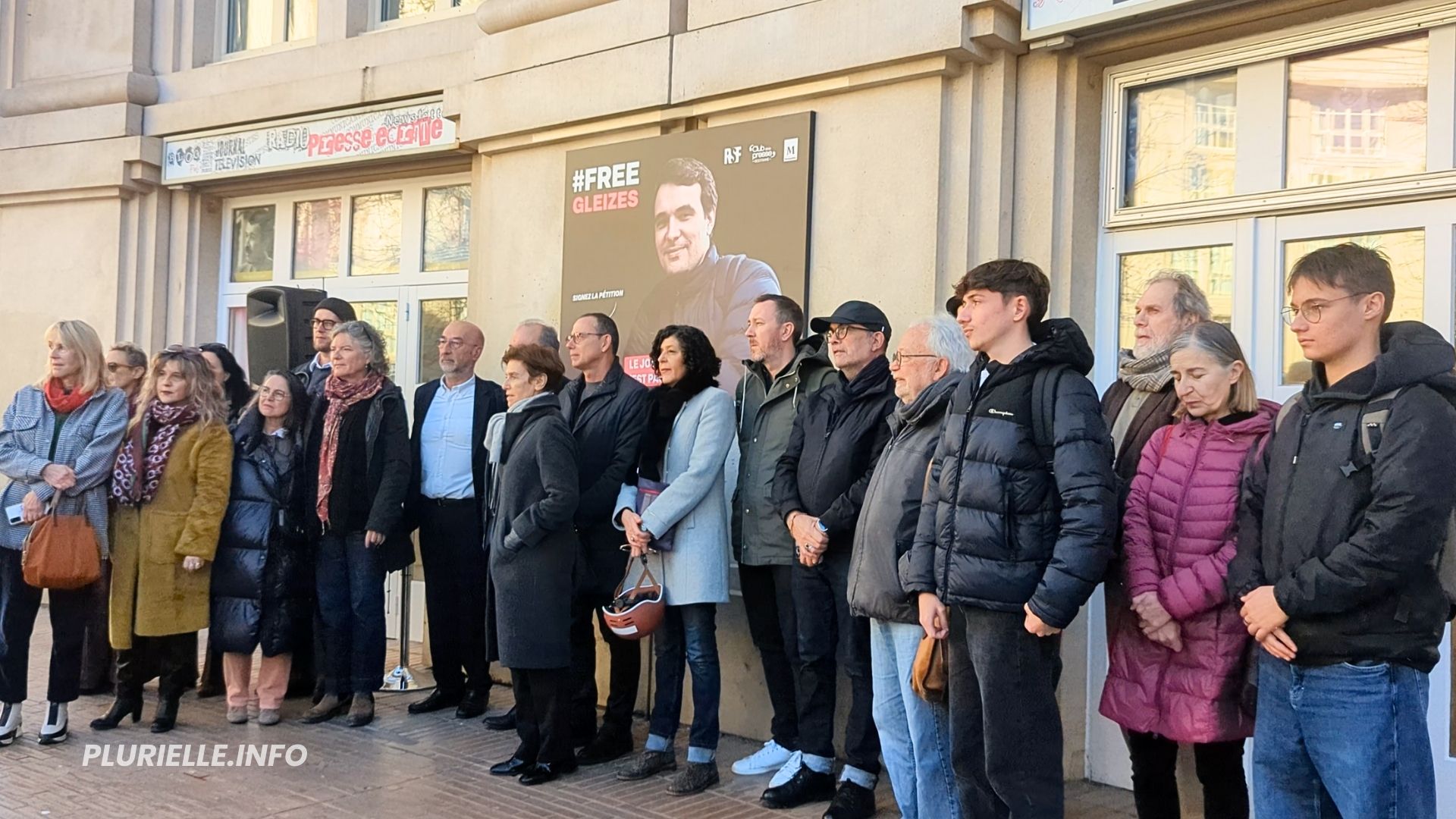 Soutien à Christophe Gleizes à Montpellier - Photo - Manon Pichon