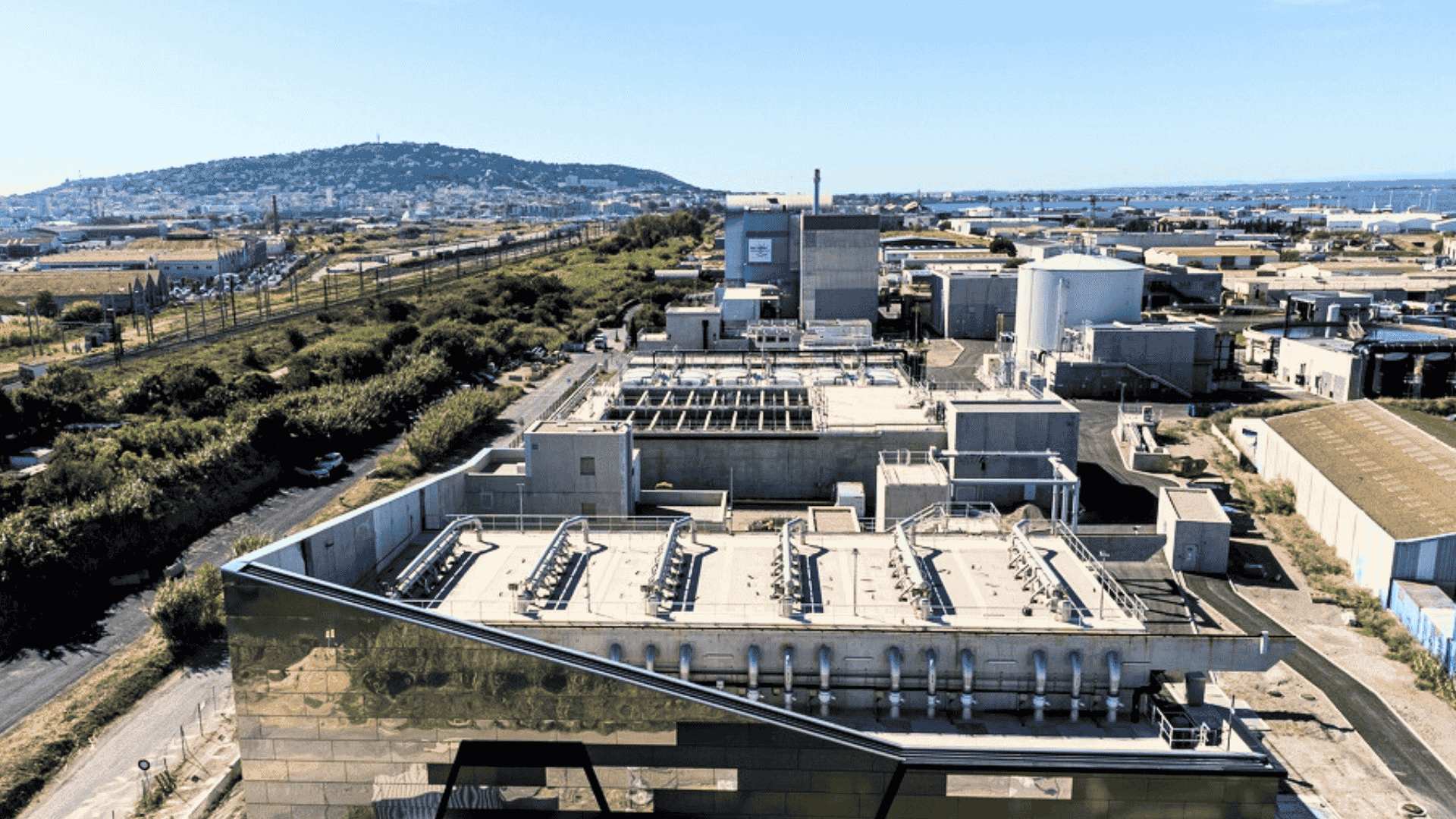 Station d'épuration à Sète -Photo - SAM