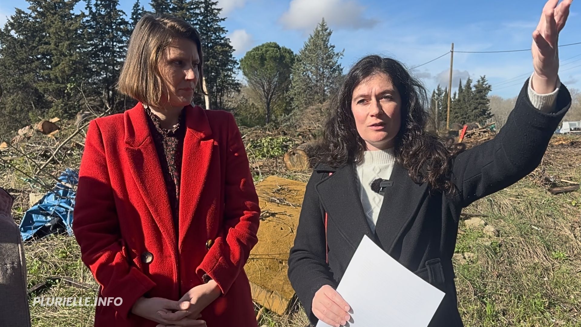 Alenka Doulain Nathalie Oziol conférence de presse - Photo - JPV PLURIELLE INFO