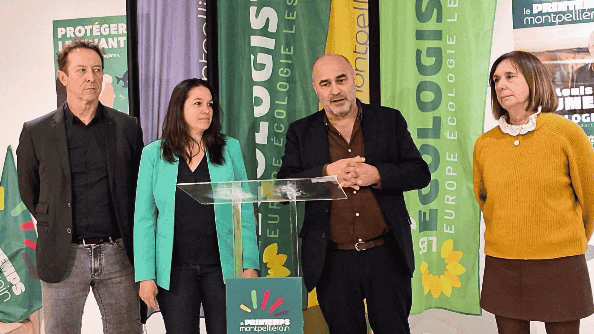 François Vasquez, Coralie Mantion, Jean-Louis Roumégas, et Marie-Noëlle Sibieude Municipales 2026 - Photo - DR PM