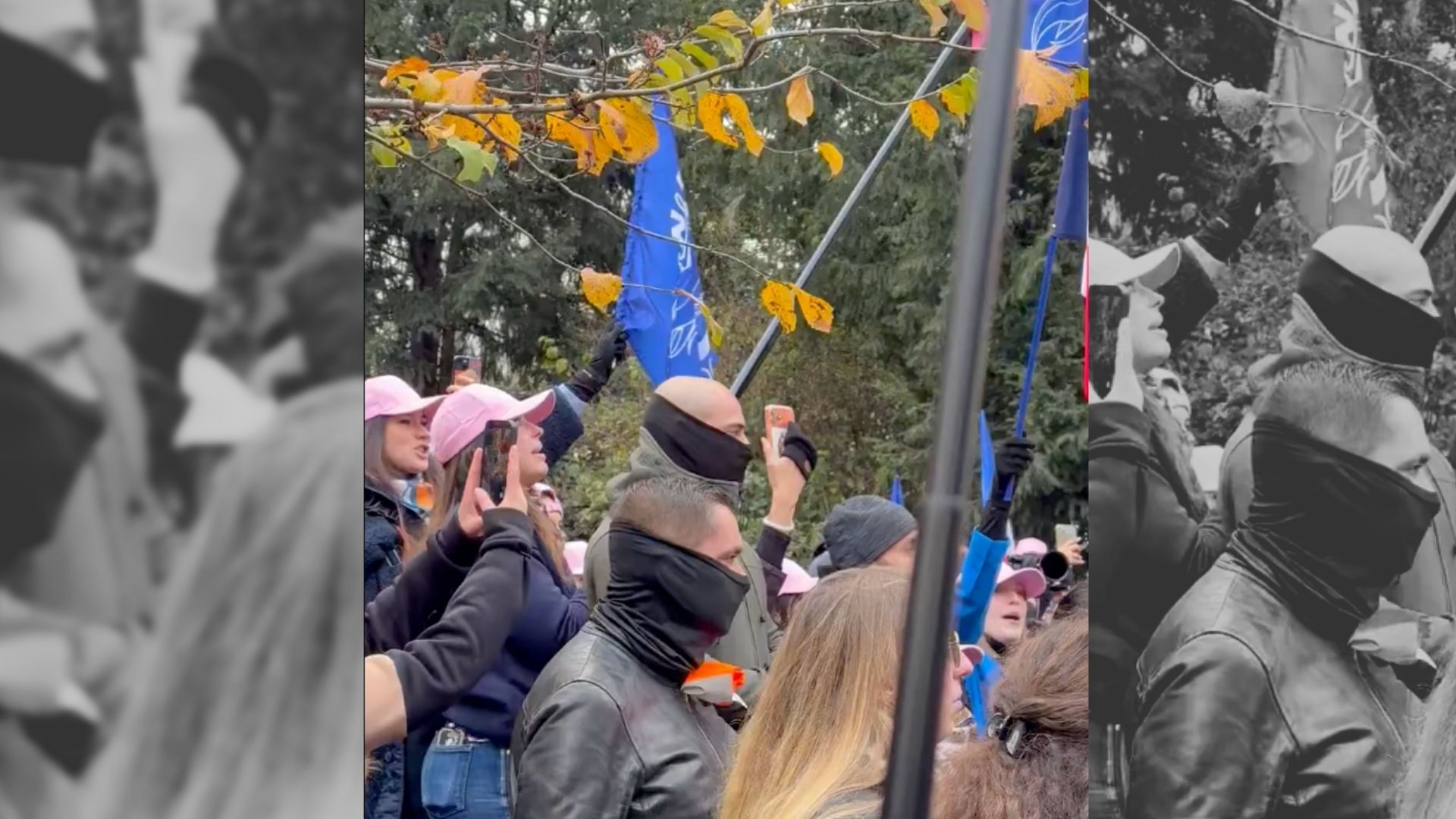 Groupe d'extrême droite Némésis - Photo - Screen video novembre 2025