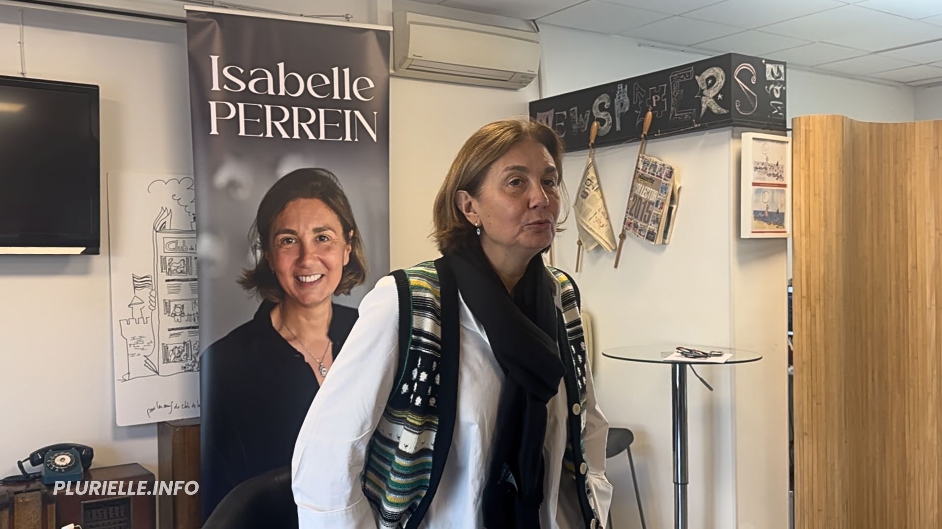 Isabelle Perrein conférence de presse du 24 février 2026 - Photo - PLURIELLE INFO