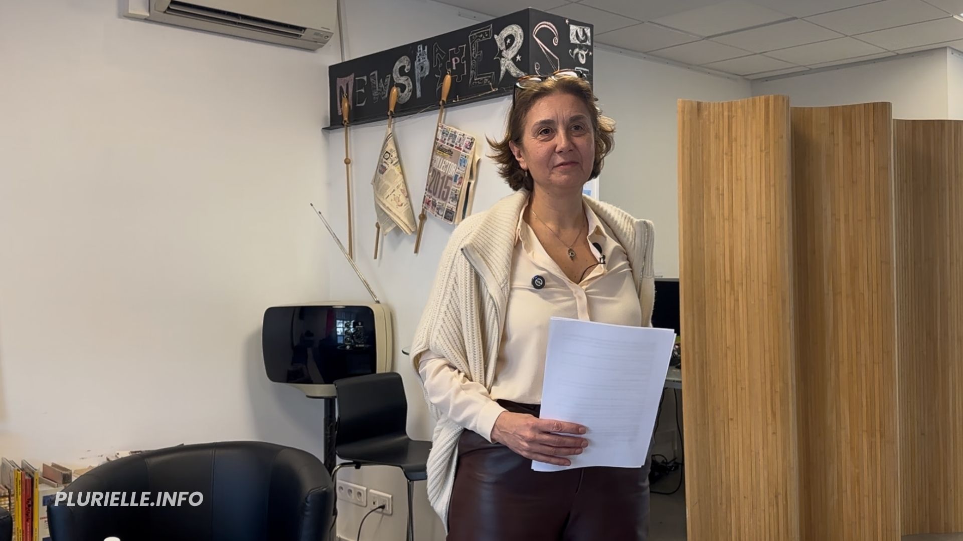 Isabelle Perrein tête de liste Aimer Montpellier - Photo - JPV PLURIELLE INFO