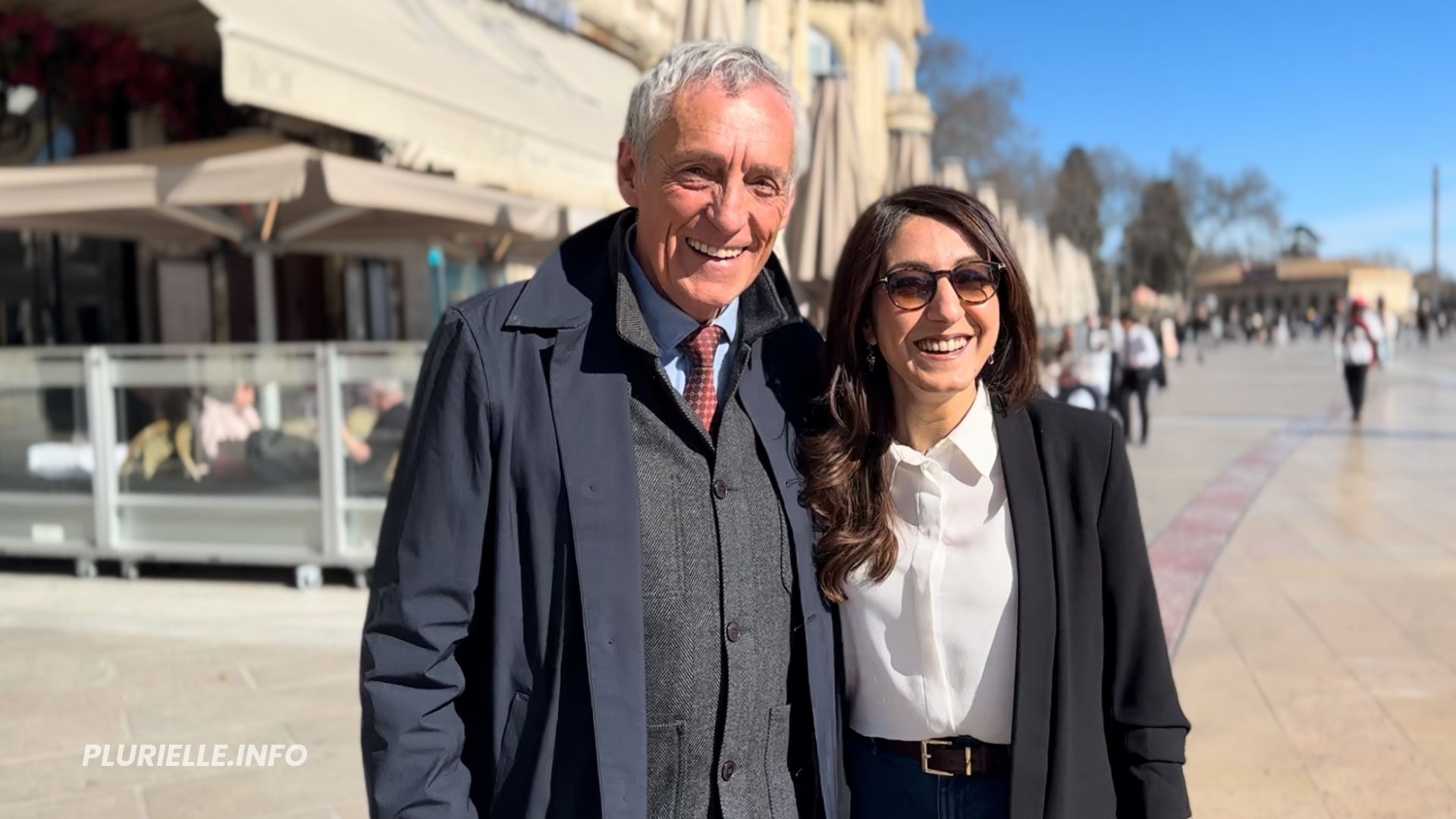 Liste Montpellier citoyenne n°1 et n°2 Philippe Saurel et Hind Emad - Photo - JPV PLURIELLE INFO