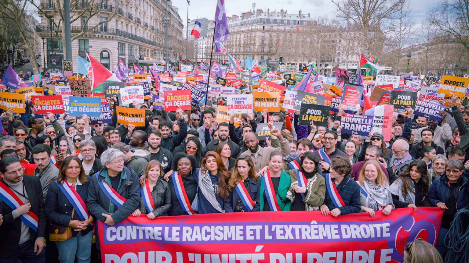 Manifestation contre le racisme et l'extrême droite le 22 mars 2025 à Paris - Photo - DR L'INSOUMISSION