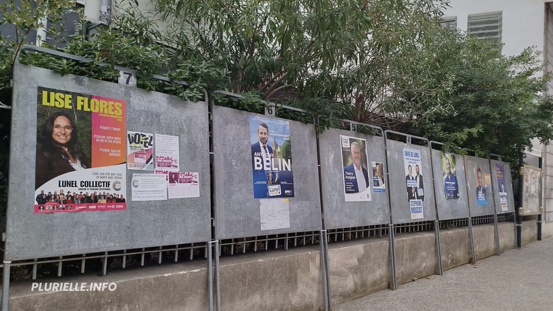 Affichage officiel Lunel mars 2026 - Photo - PLURIELLE INFO