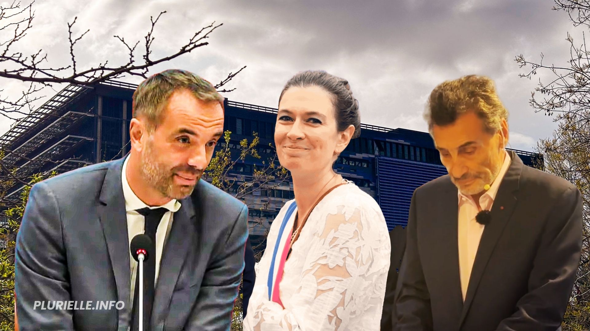 Delafosse Oziol Altrad pour le 2e tour des municipales à Montpellier - Photo - LAB_ PLURIELLE INFO