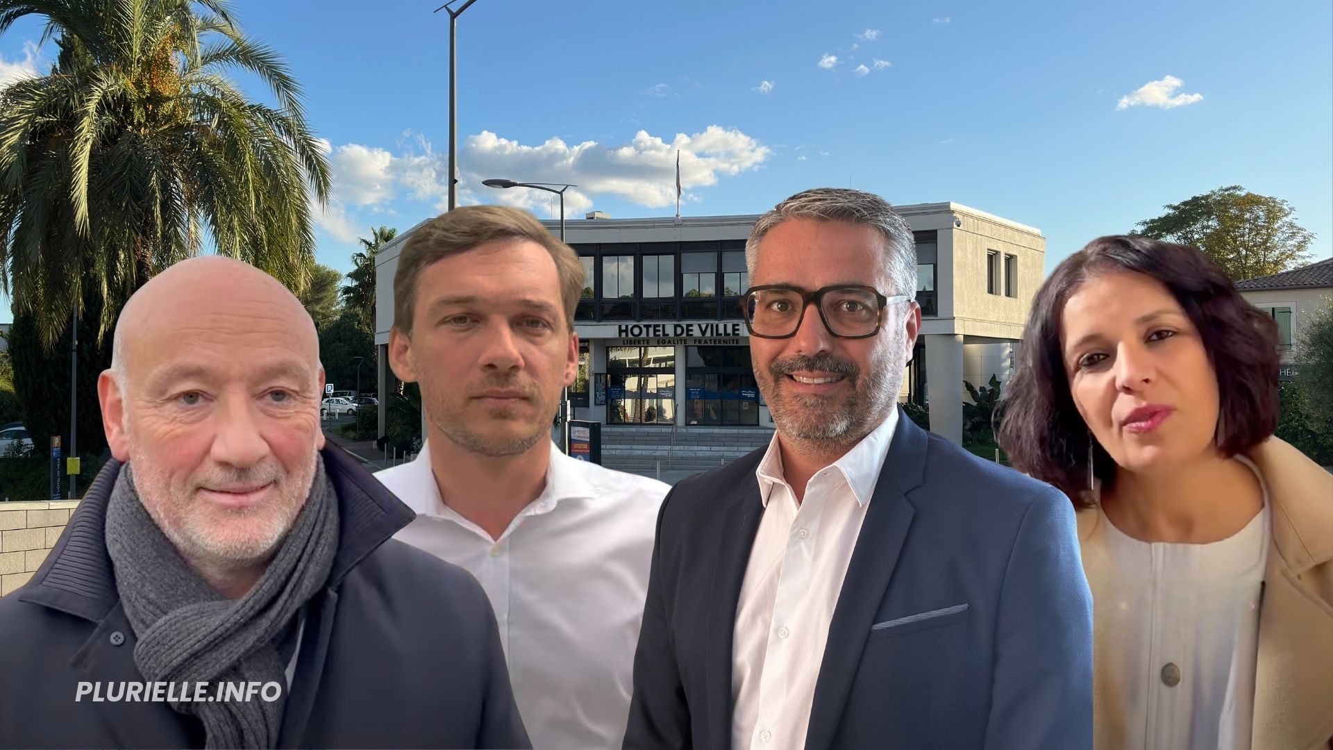 Municipales 2026 2e tour Lafforgue Miro Corvaisier Haie - Photo - LAB_ PLURIELLE INFO