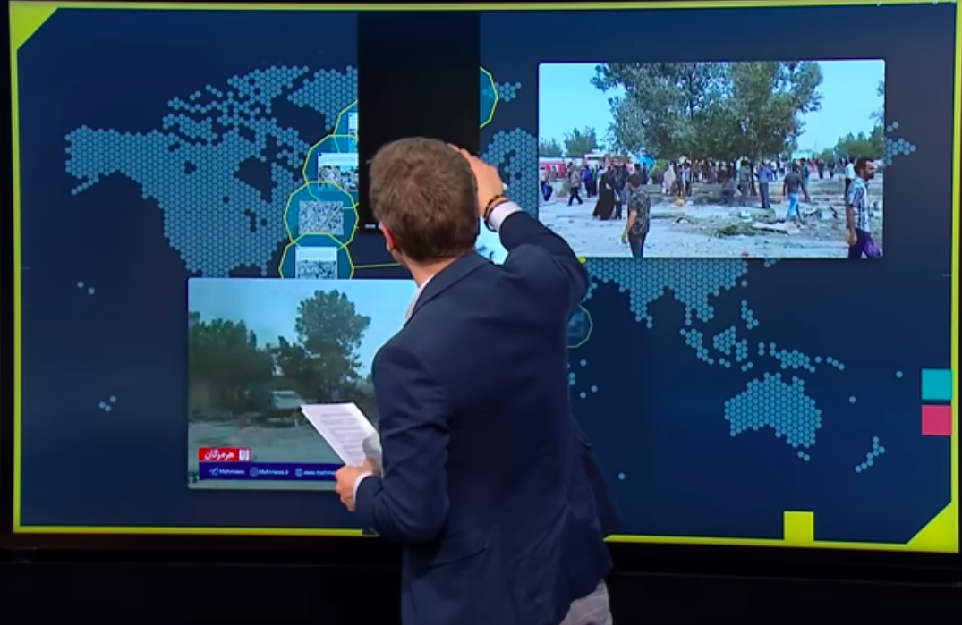 Sur France24, quelques minutes pour vérifier la véracité de l'info - Photo - Screen video