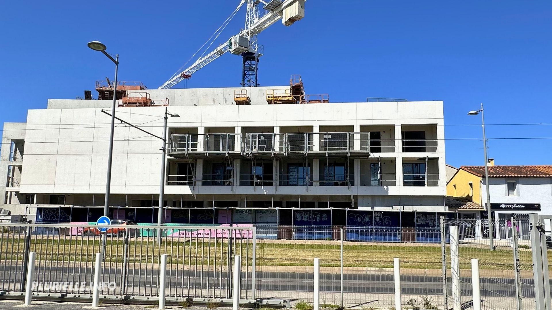 Castelnau-le-Lez chantier avenue de l'Europe avril 2026 - Photo - PLURIELLE INFO