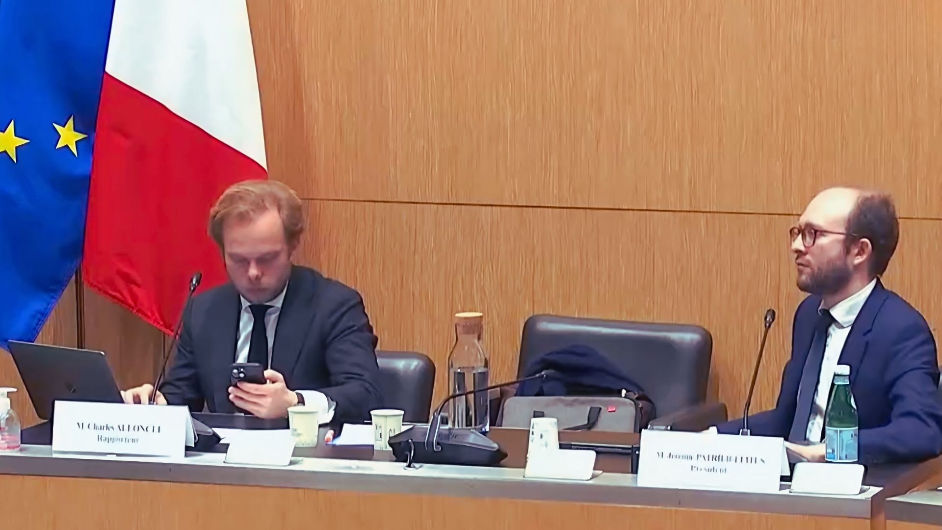 Charles Alloncle et Jérémie Patrier-Leitus commission d’enquête - Photo - DR AN